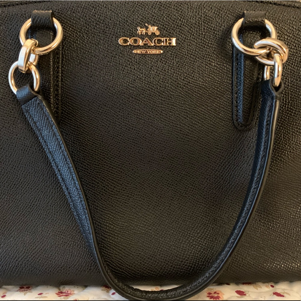 Coach Handbag, Crossbody with Gold Hardware